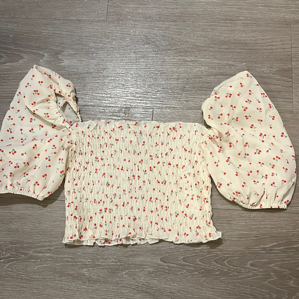 Smocked Off the Shoulder Top